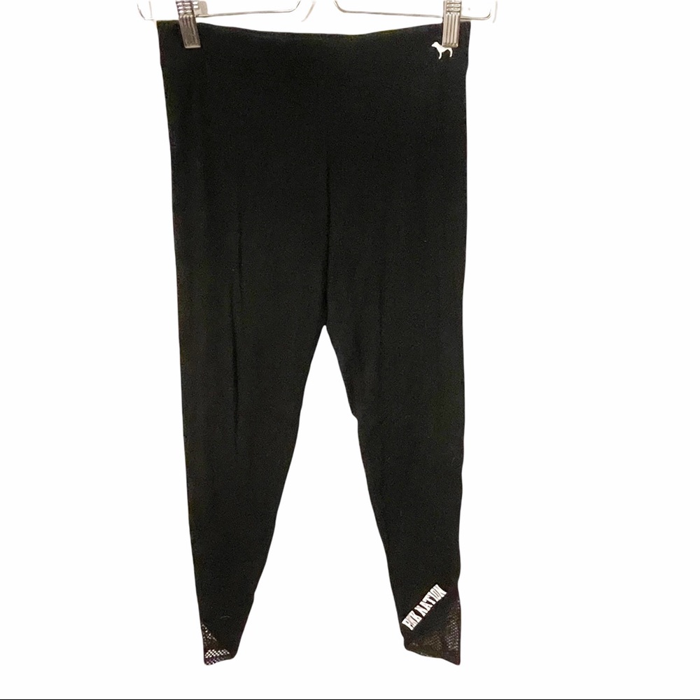 Victorias Secret Pink Small‎ Nation Yoga Netted Ankle